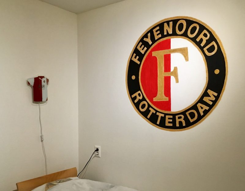 Feyenoord Muurschildering